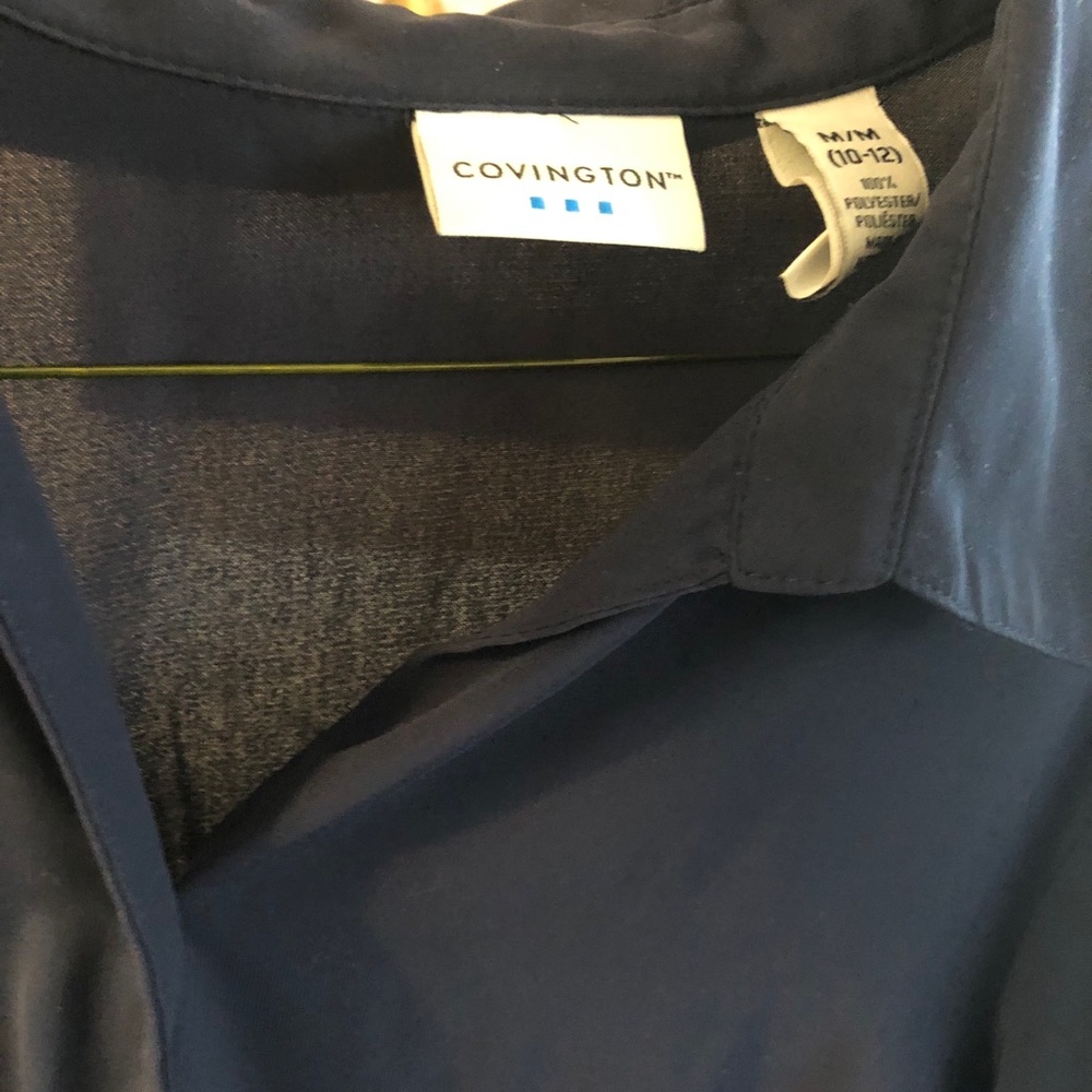 Covington medium navy blue dress shirt women’s